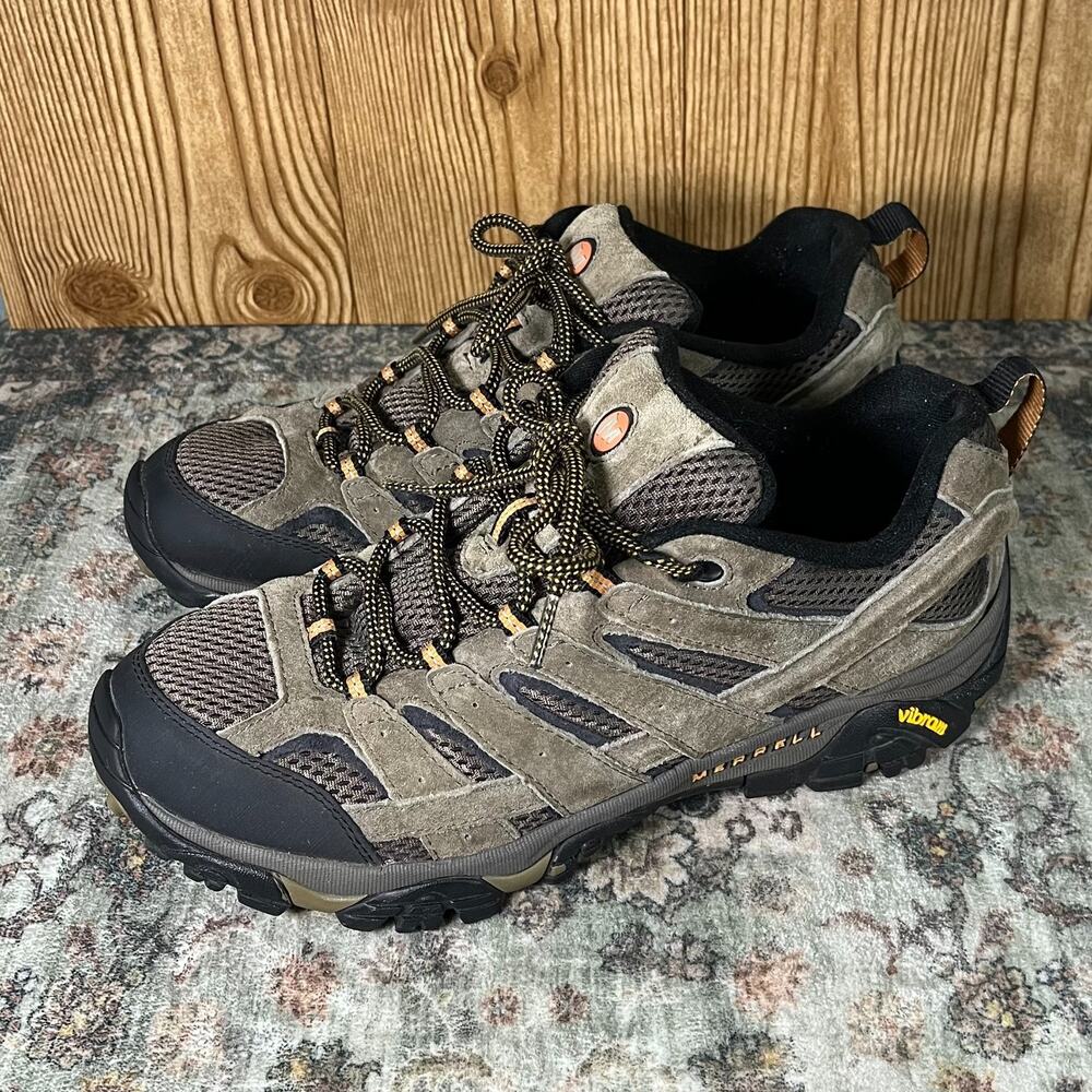 Merrell Moab 2 Vent Walnut Hiking Shoes / Men US 10 /Low Top Suede Vibram J06011